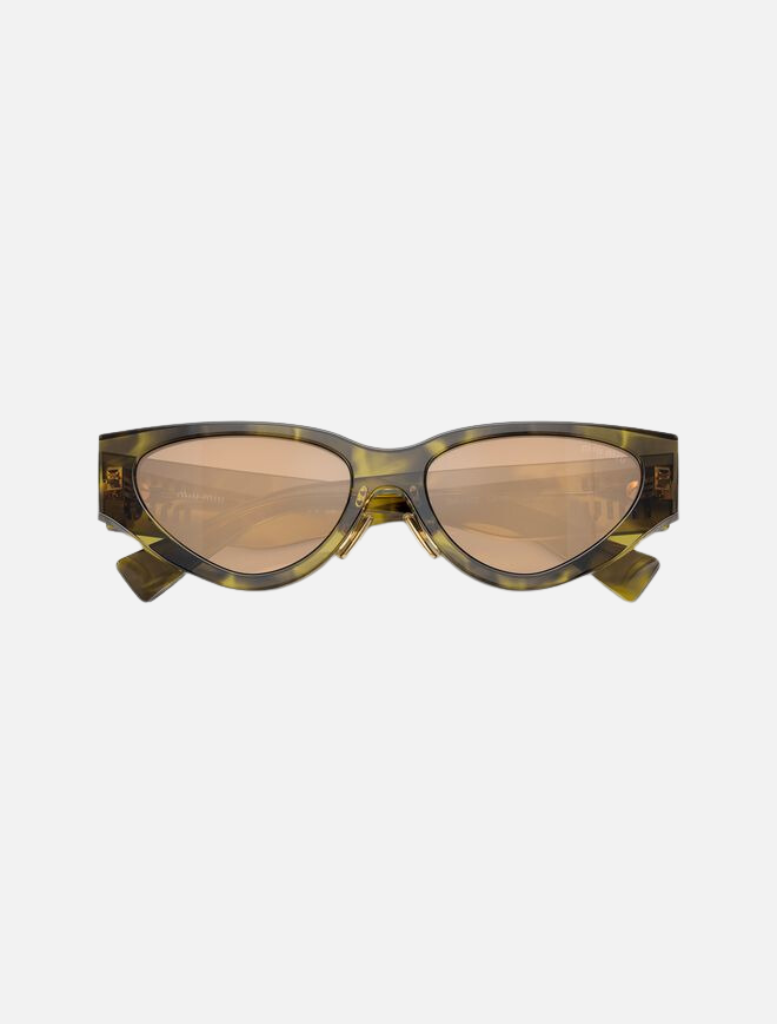 Accessories 0MU03ZS Sunglasses - Striped Ivy W Light Orange Mirror