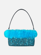 Accessories Bonnie Feather Bag - Azure Blue
