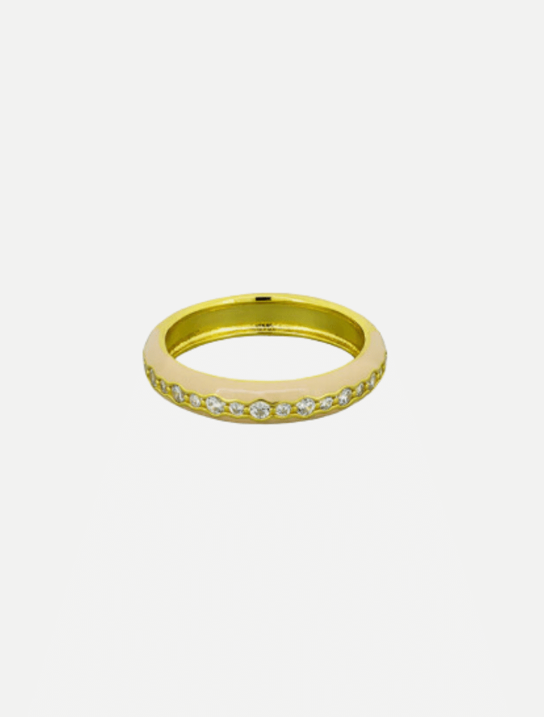 Accessories Clover Ring - Gold Peach
