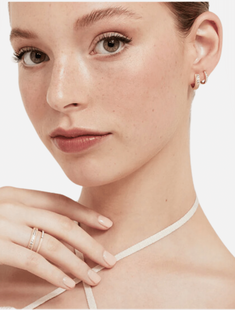 Accessories Clover Ring - Gold Peach