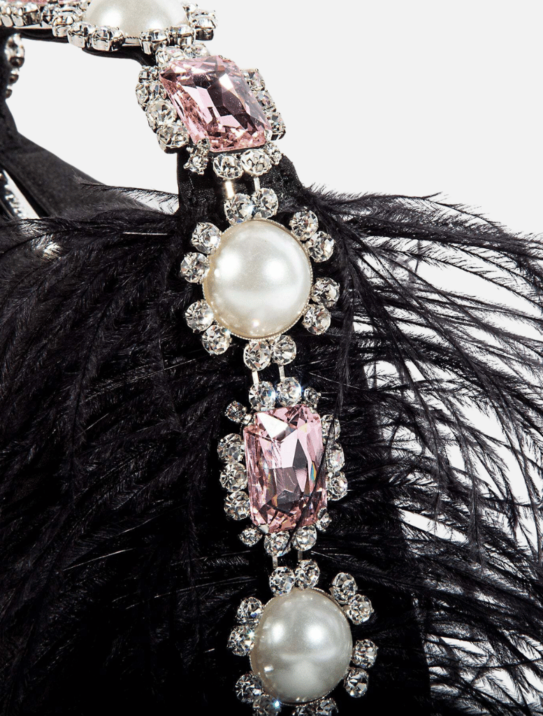 Accessories Kinny Feather Bag - Black