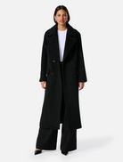 Clothing Lana Wool Coat - Black