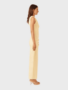 Clothing Lani Gathered Midi Dress - Vanilla