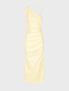 Clothing Lani Gathered Midi Dress - Vanilla