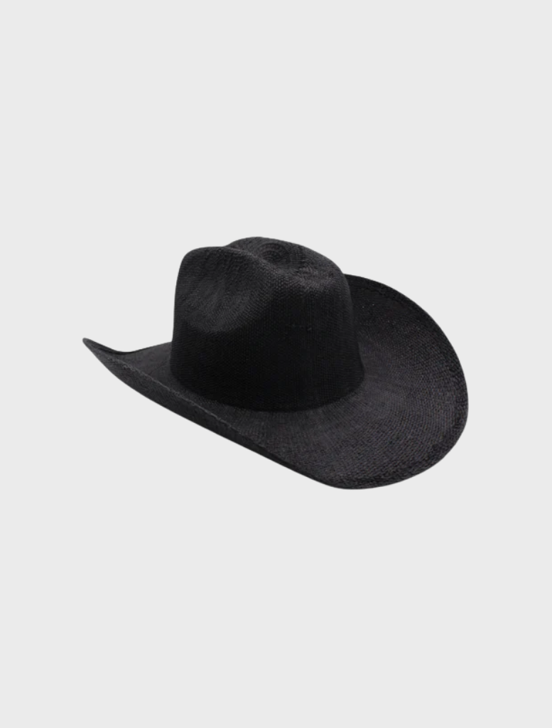 Addison Racewear's black fedora, featuring a classic style ideal for racing events and casual wear.