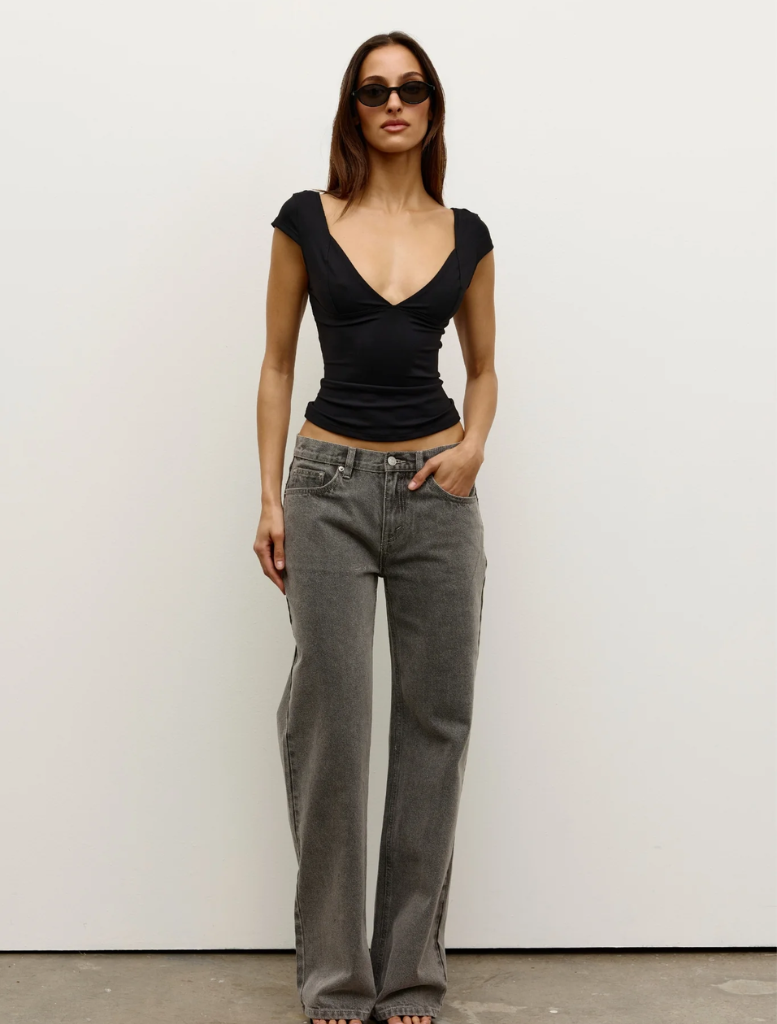 Avery Jean in Portland Grey, featuring a classic design with a modern fit, perfect for casual or semi-formal wear.