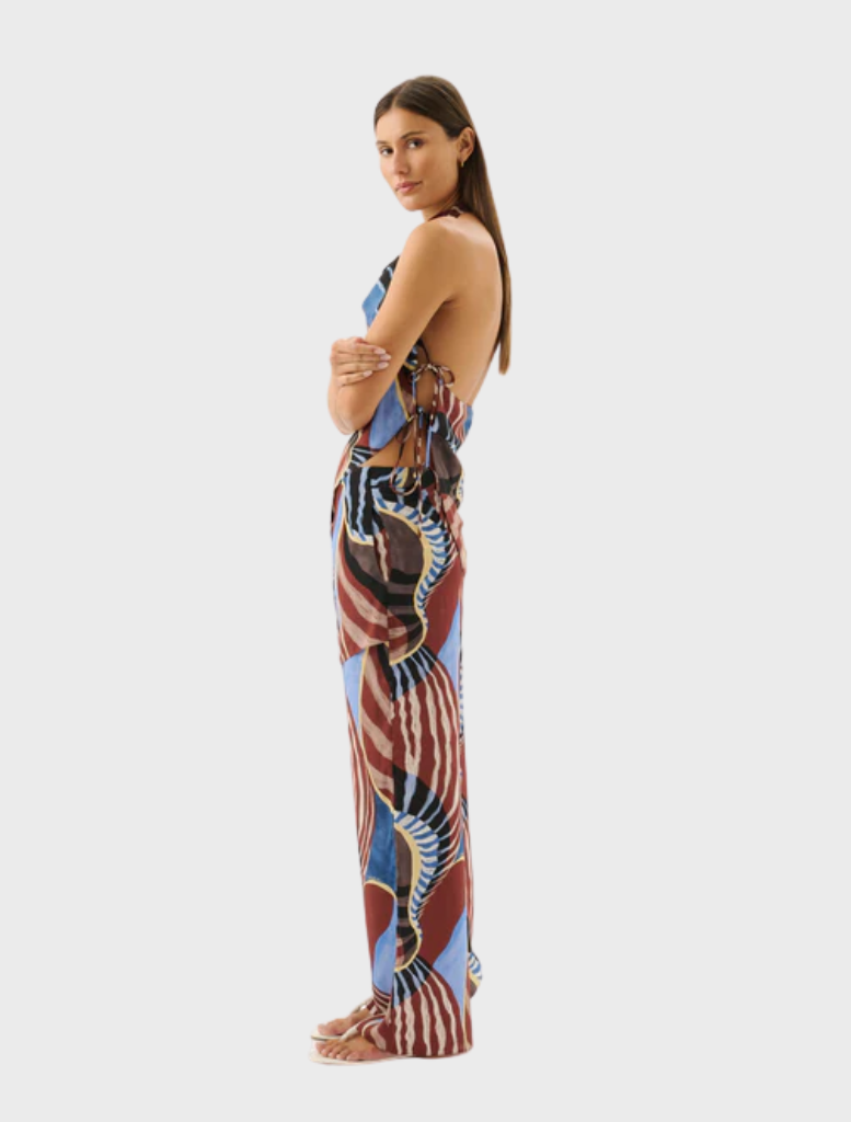 Agave halter top by Nautica, combining a modern style with bright hues, perfect for summer fashion.