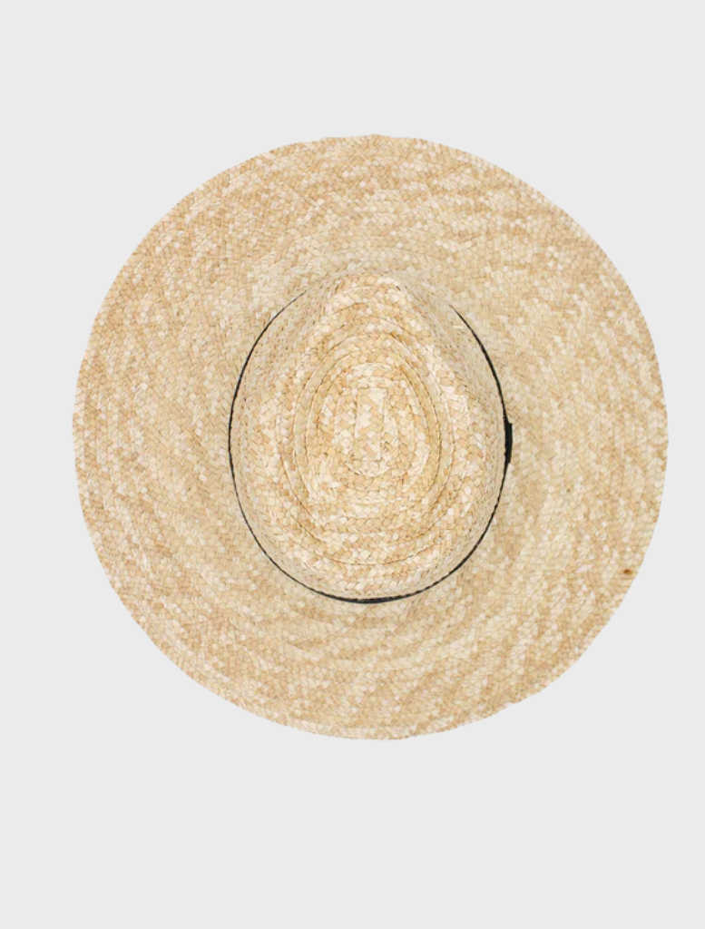 Classic black Dion Fedora hat, characterized by its wide brim and chic band, suitable for various styles.