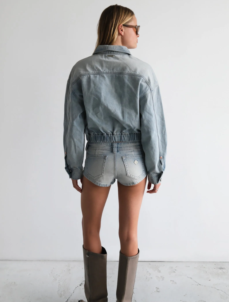 Push It Bomber by Stella, a fashionable jacket with a sleek design and tailored fit, perfect for casual outings.