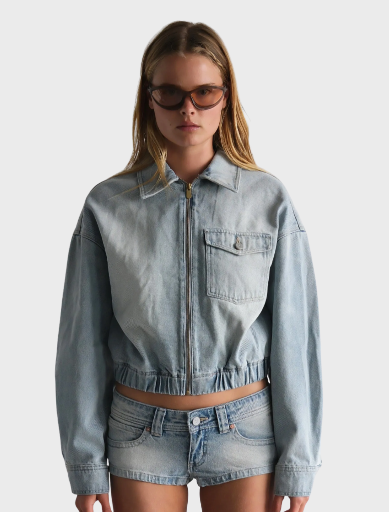 Stylish Push It Bomber jacket by Stella, featuring a sleek design and modern fit for a trendy look.