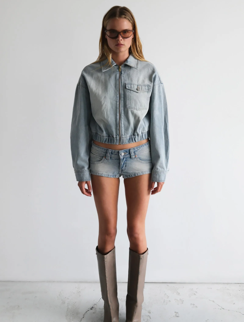 Push It Bomber by Stella, showcasing a contemporary design with a fitted silhouette and stylish details.