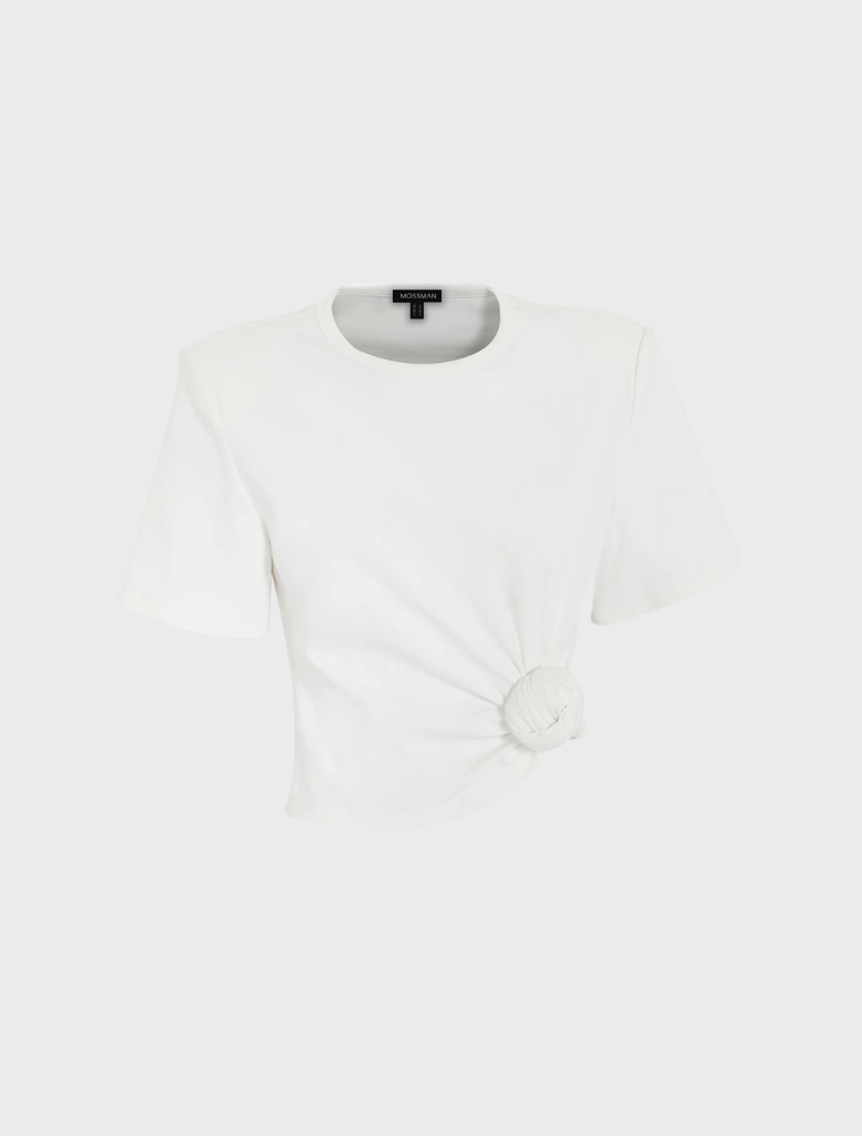 Chic white Tied & True Top designed for comfort and style, perfect for layering or standalone wear.