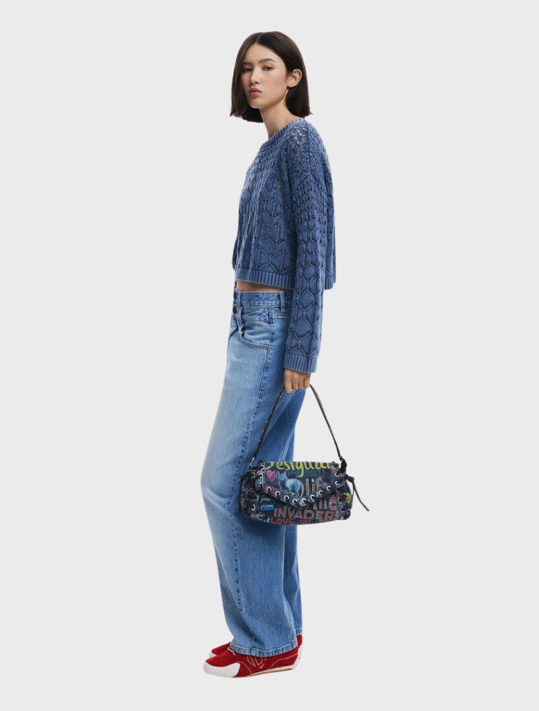 Pizzicato Zarau Bag in multicolor, showcasing a lively and colorful pattern on its surface.