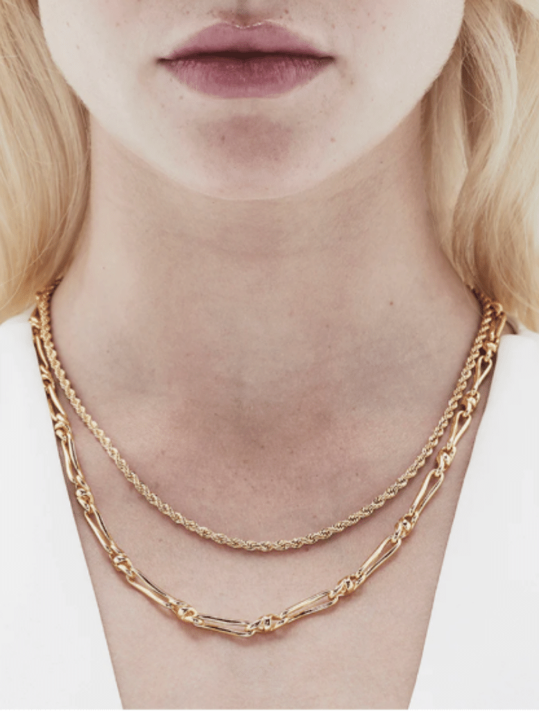 Cecile Chain Necklace - Gold - Insurge Clothing