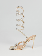 Shoes Kya Strappy Sandal - Gold Embellished