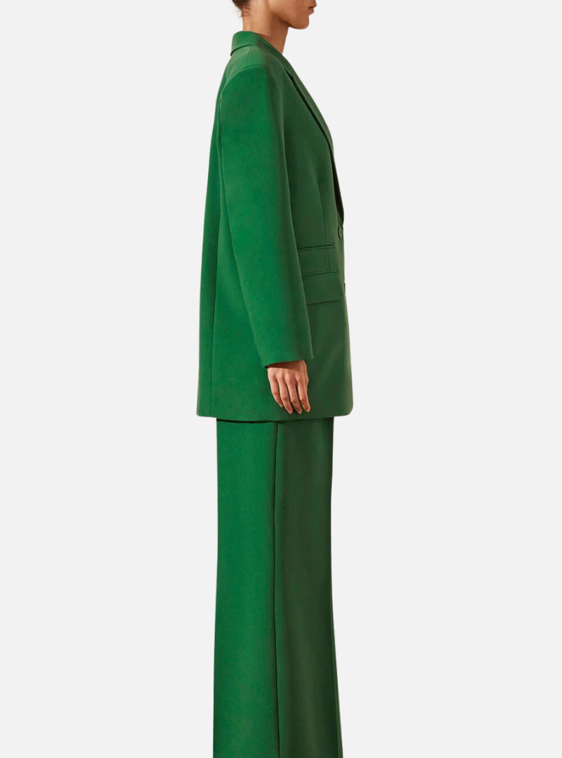 Irena Oversized Blazer - Tree Green - Insurge Clothing