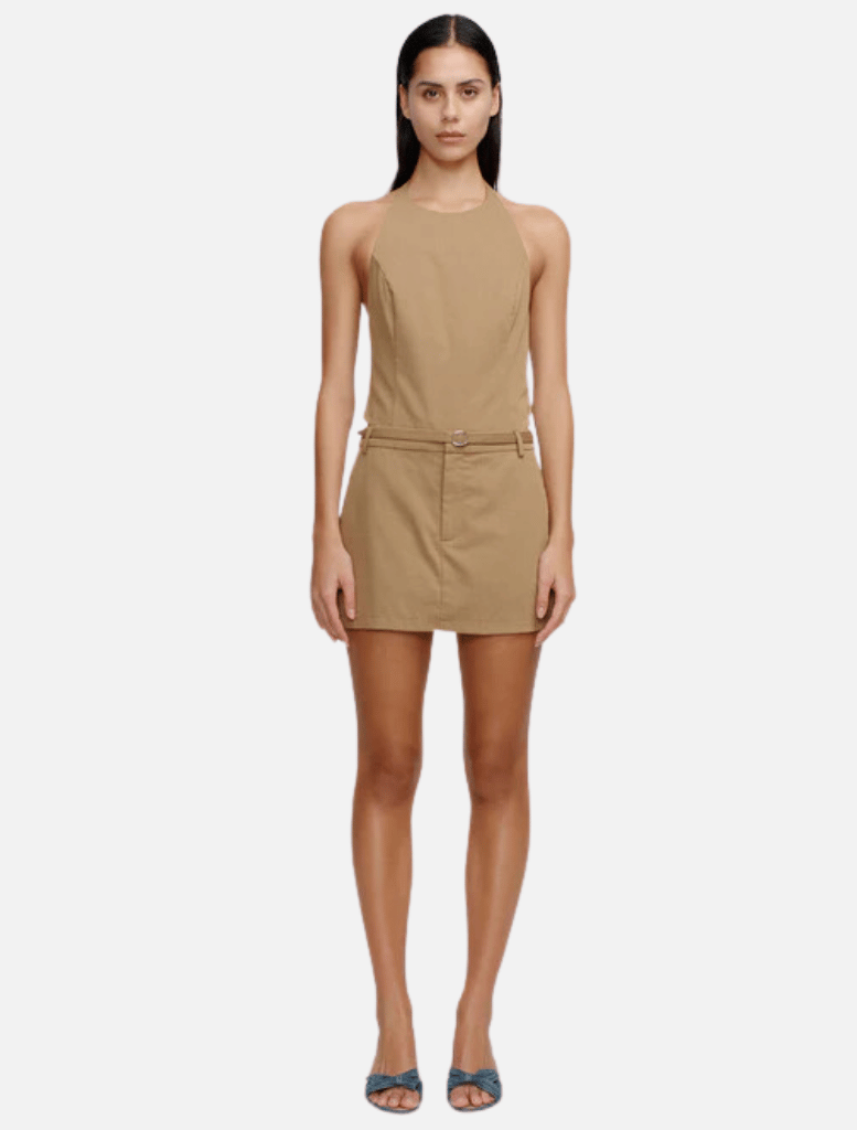 Clothing Gabe Mini Skirt - Caramel