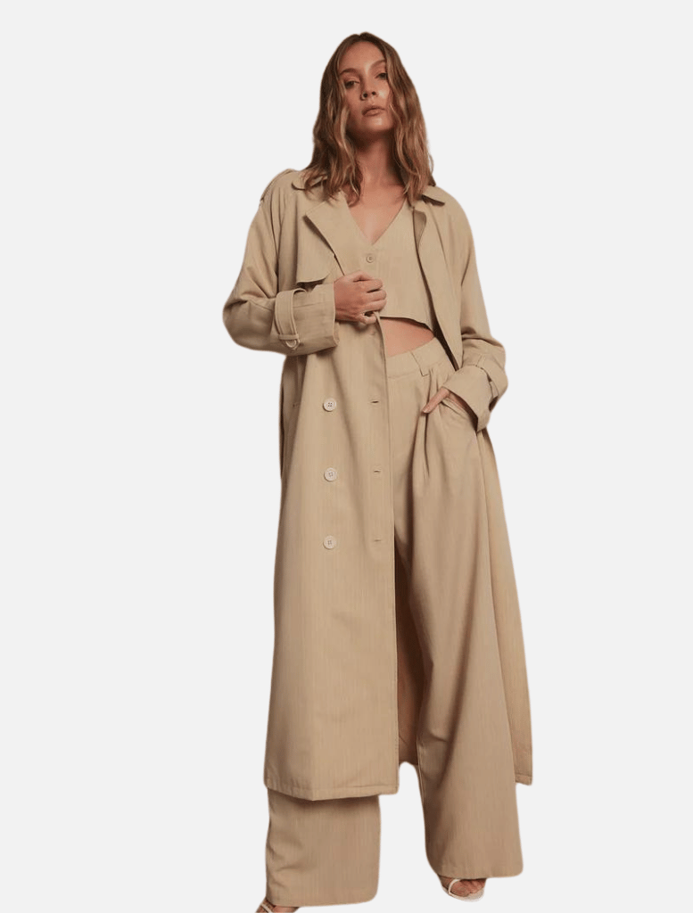 Anderson Trench Coat | brand-PIPPA, coat, Coats & Jackets, long coat, price-$250+, trench coat | PIPPA