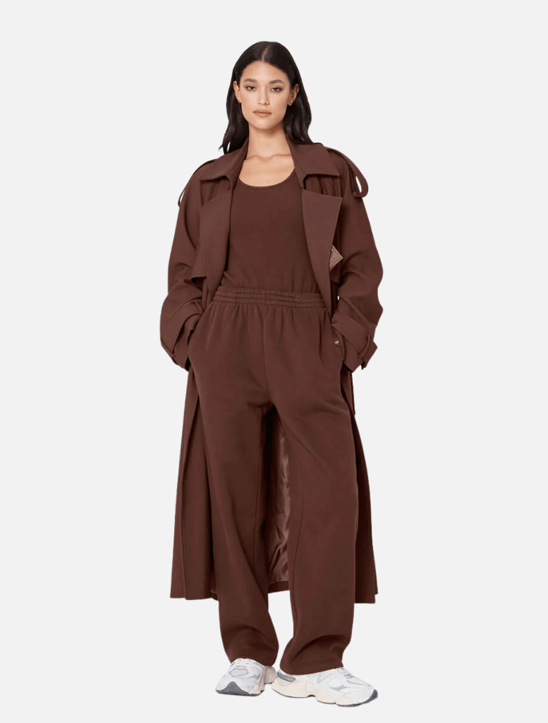 The Trench Coat - Chocolate | Clothing | brand-Rozalia x Atoir, Clothing, Coated, Coats & Jackets, Jackets & Coats, long coat, price-$250+, trench coat | Rozalia x Atoir