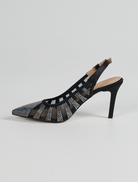 Shoes Azra Heel - Black Diamante