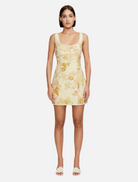 Clothing Carlotta Mini Dress Citrus - Floral