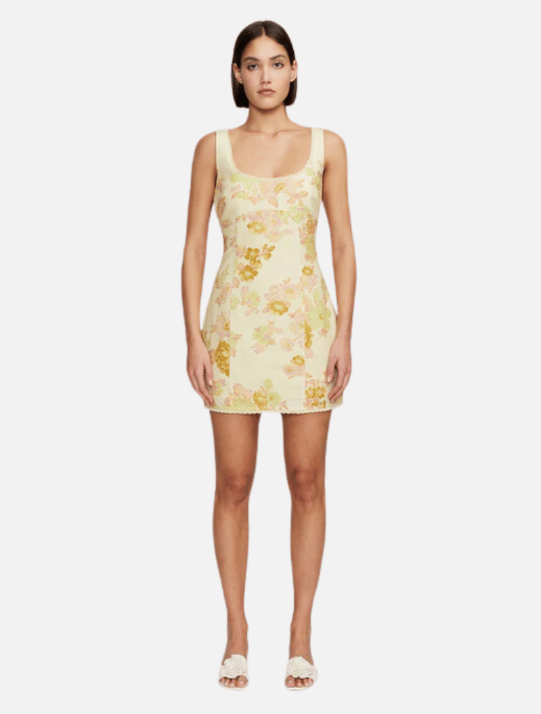 Clothing Carlotta Mini Dress Citrus - Floral