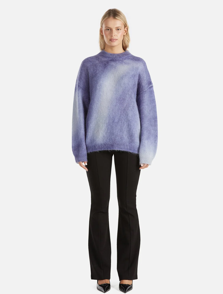 knitwear Delilah Knit Pullover - Iris Swirl