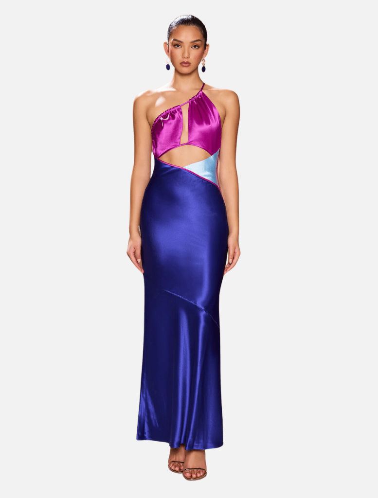 Auora Spliced Dress - Viola Blue | Clothing | brand-Sonya, Clothing, Cocktail Dress, Dress, Dresses, Party Dress, price-$250+ | Sonya