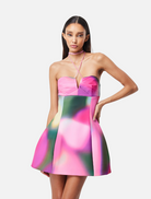 Clothing Blurred Mini Dress - Print