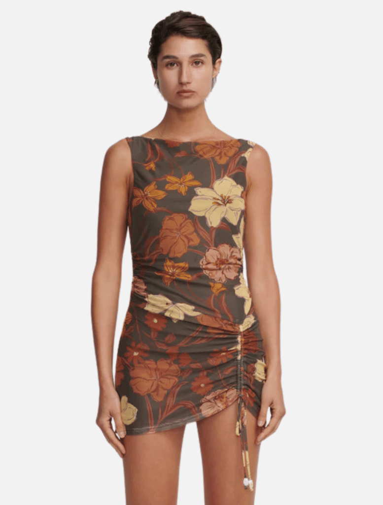 Clothing Alba Mini Dress - Moss Floral