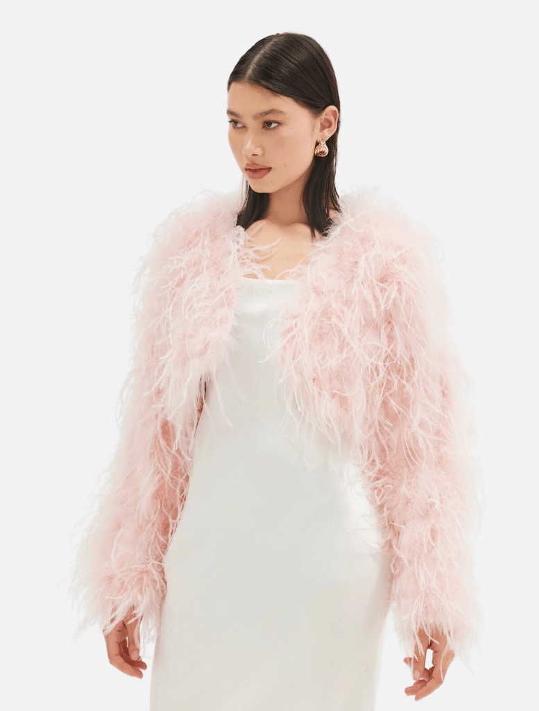 Clothing Sara Bolero Jacket - Peonie Pink
