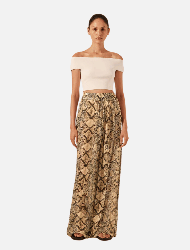 Clothing Hadiya Relaxed Pant - Almond/Multi