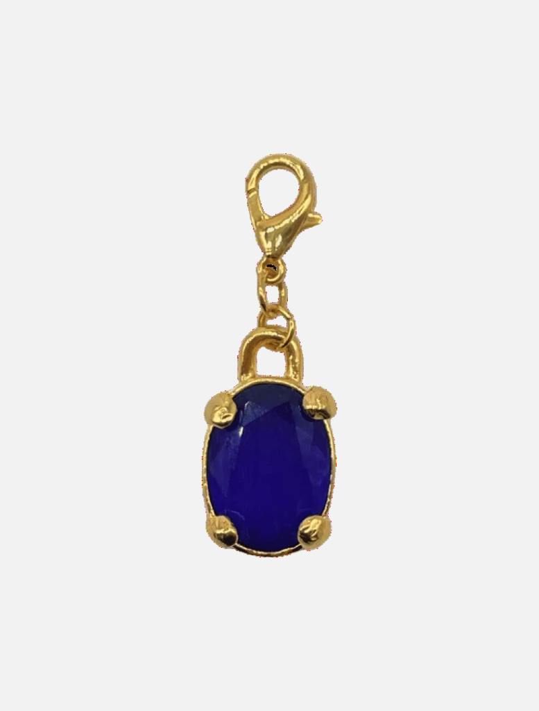 Accessories Blue Diamond Charm - Gold