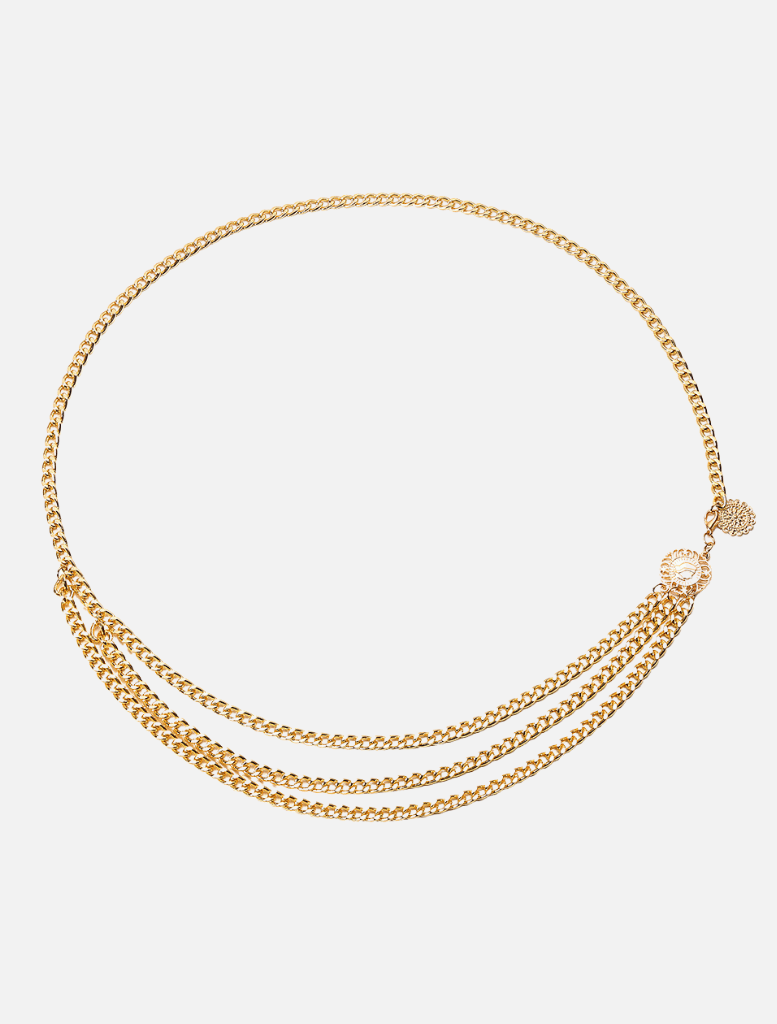 Accessories Callie Chain Belt - Gold