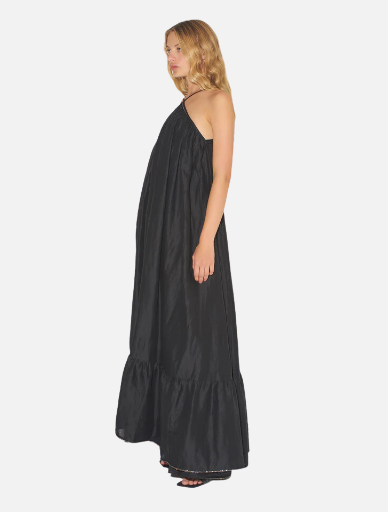 Clothing Lordes A Line Gown - Black Crystal
