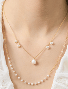 Accessories Mimi Necklace - Gold + Pearl