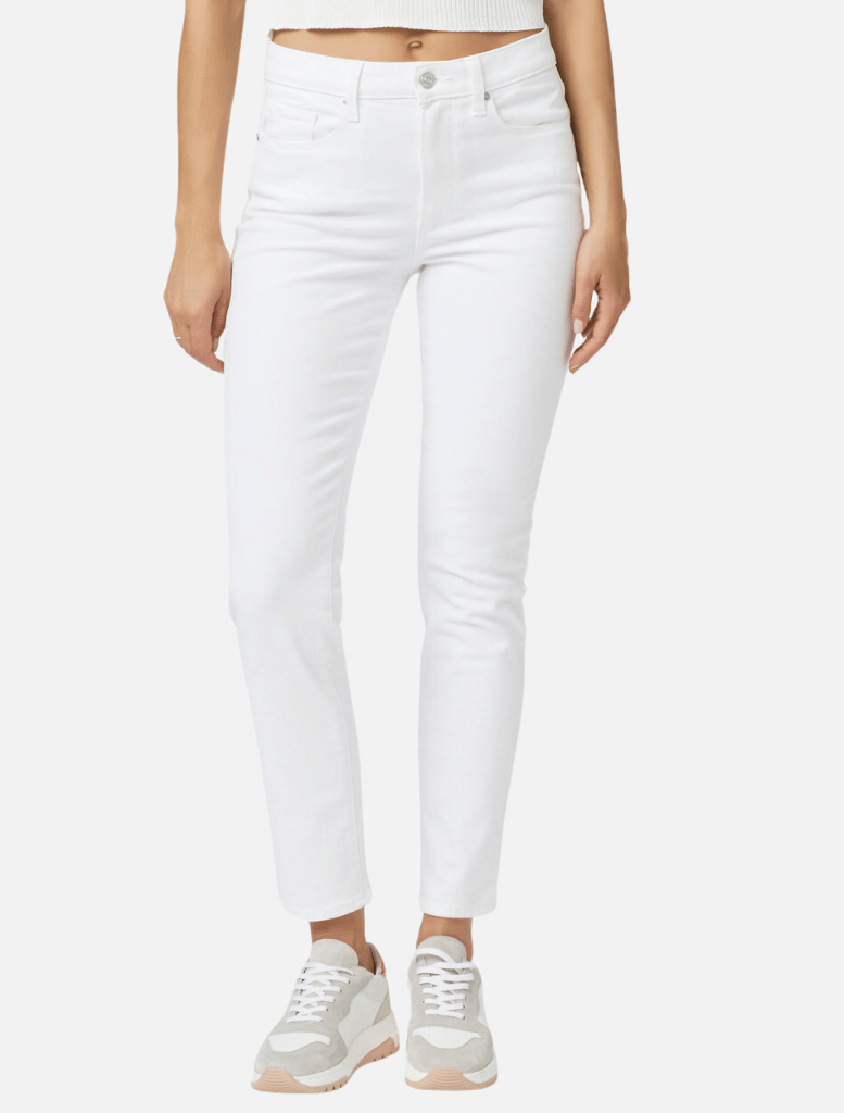 Gemma - Crisp White | Clothing | brand-PAIGE, Clothing, Denim Jeans, High rise jeans, Jeans, price-$250+ | PAIGE
