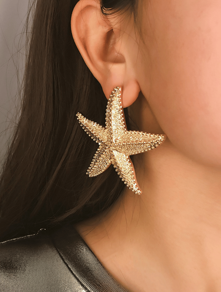 Accessories Siesta Starfish Earrings - Gold
