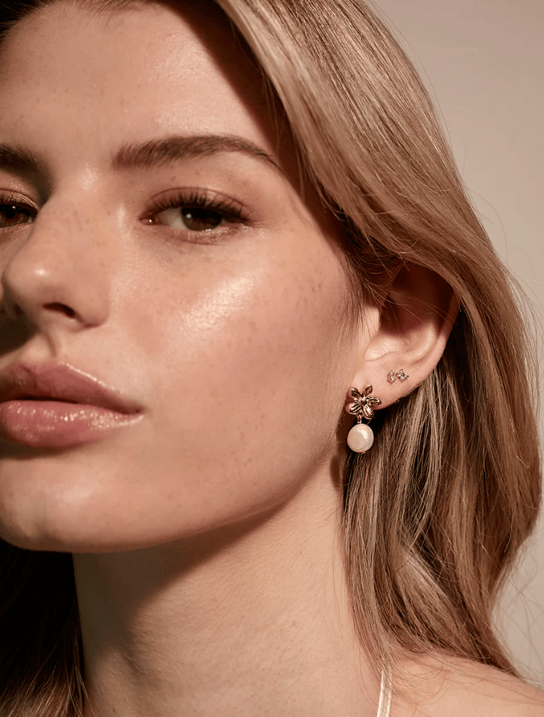 Accessories Belinda Pearl Earrings - Gold