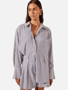 Clothing Belted Short - Chambray/Blue Ivory