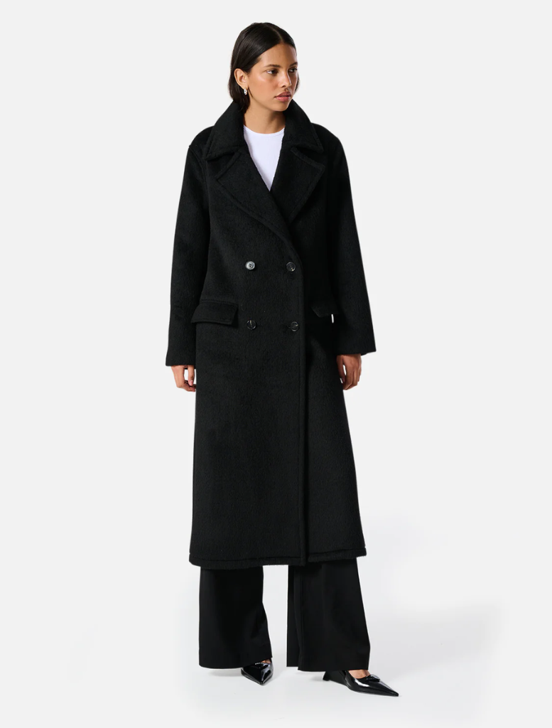 Clothing Lana Wool Coat - Black