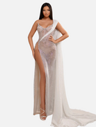 Dresses Seriana Gown - Silver/Nude