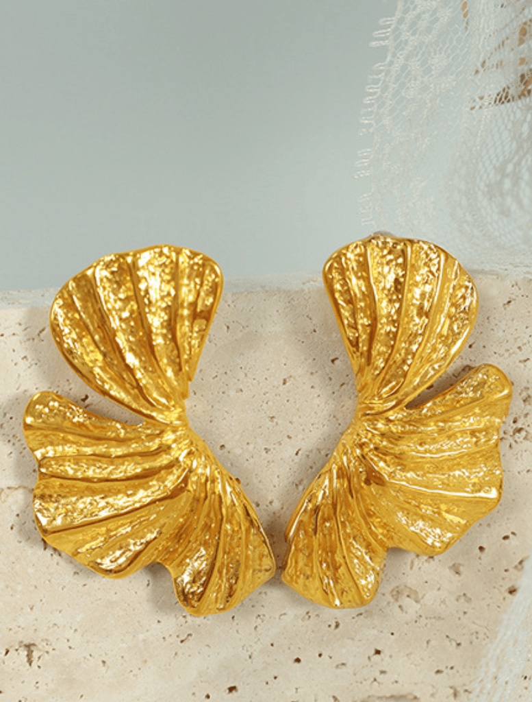 Accessories Sasha Leaf Earring - Gold