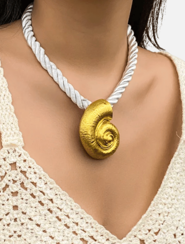 Accessories Tika Shell Necklace - Gold