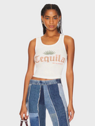 Clothing Tequila - Rib Tank - White