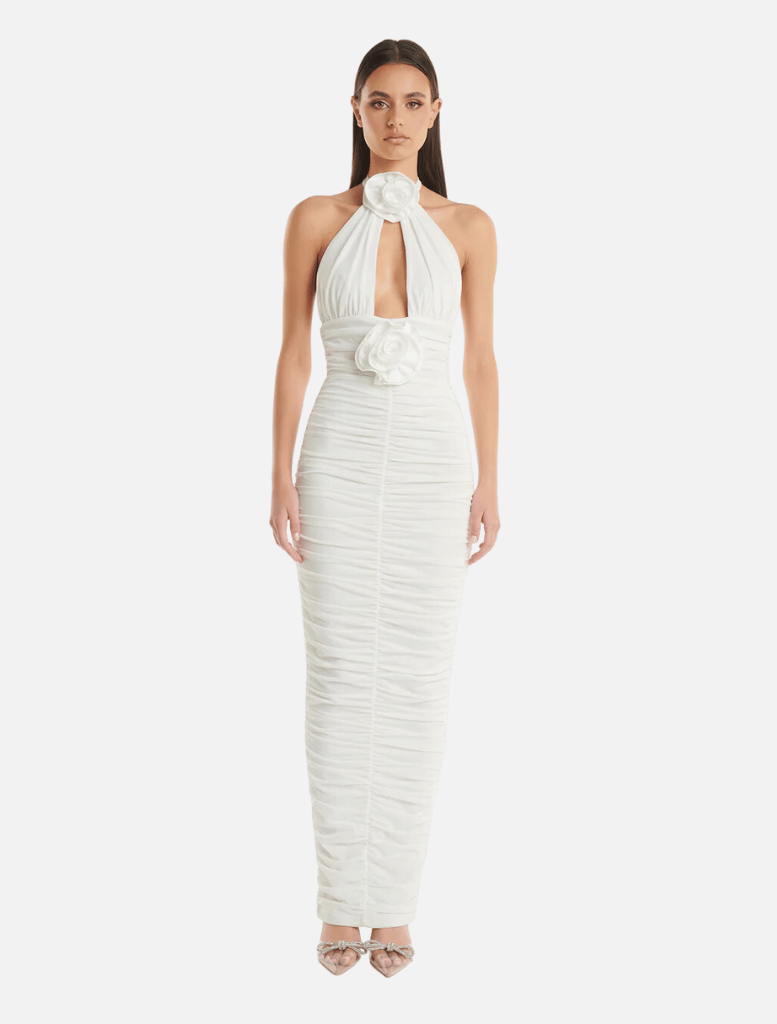 Alanna Dress - White - Insurge Clothing