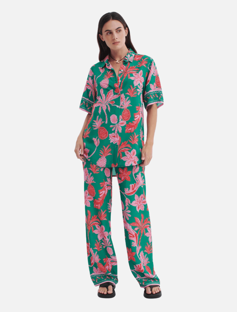 Mai Tai Shirt - Pineapple Print | Clothing | brand-Ownley, Button Up Shirt, Clothing, Long Sleeve shirt, On Sale, overshirt, price-$100 - $150, price-$50 - $100, Sale, Shirt, shirts, Shirts & Tops | Ownley