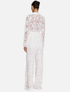 Clothing Rana Lace Flared Pant - White