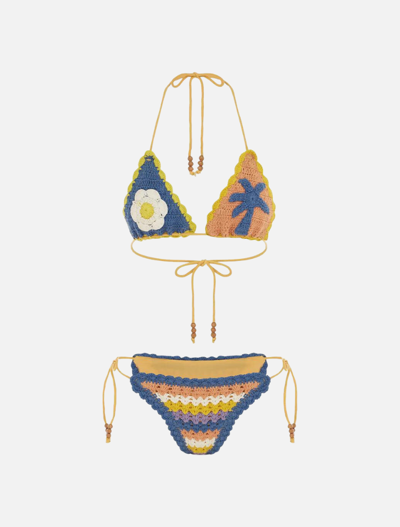 Swimwear The Crochet Tri Top - Azores