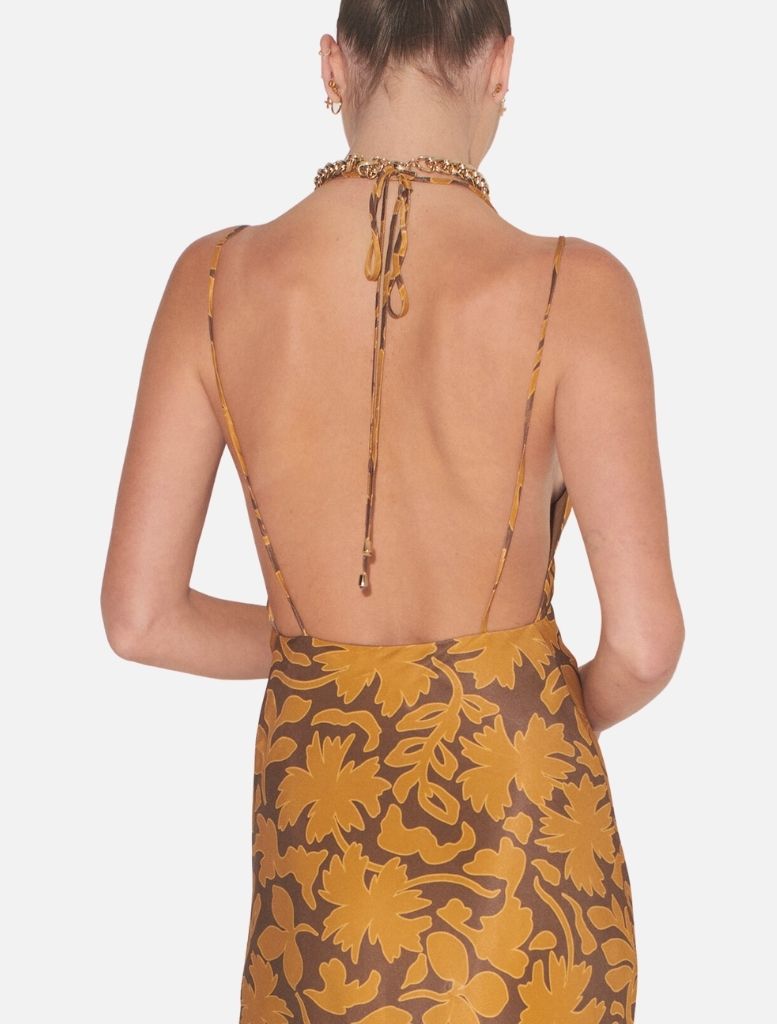 Meadow Dress - Cocoa Leaf - Insurge Clothing